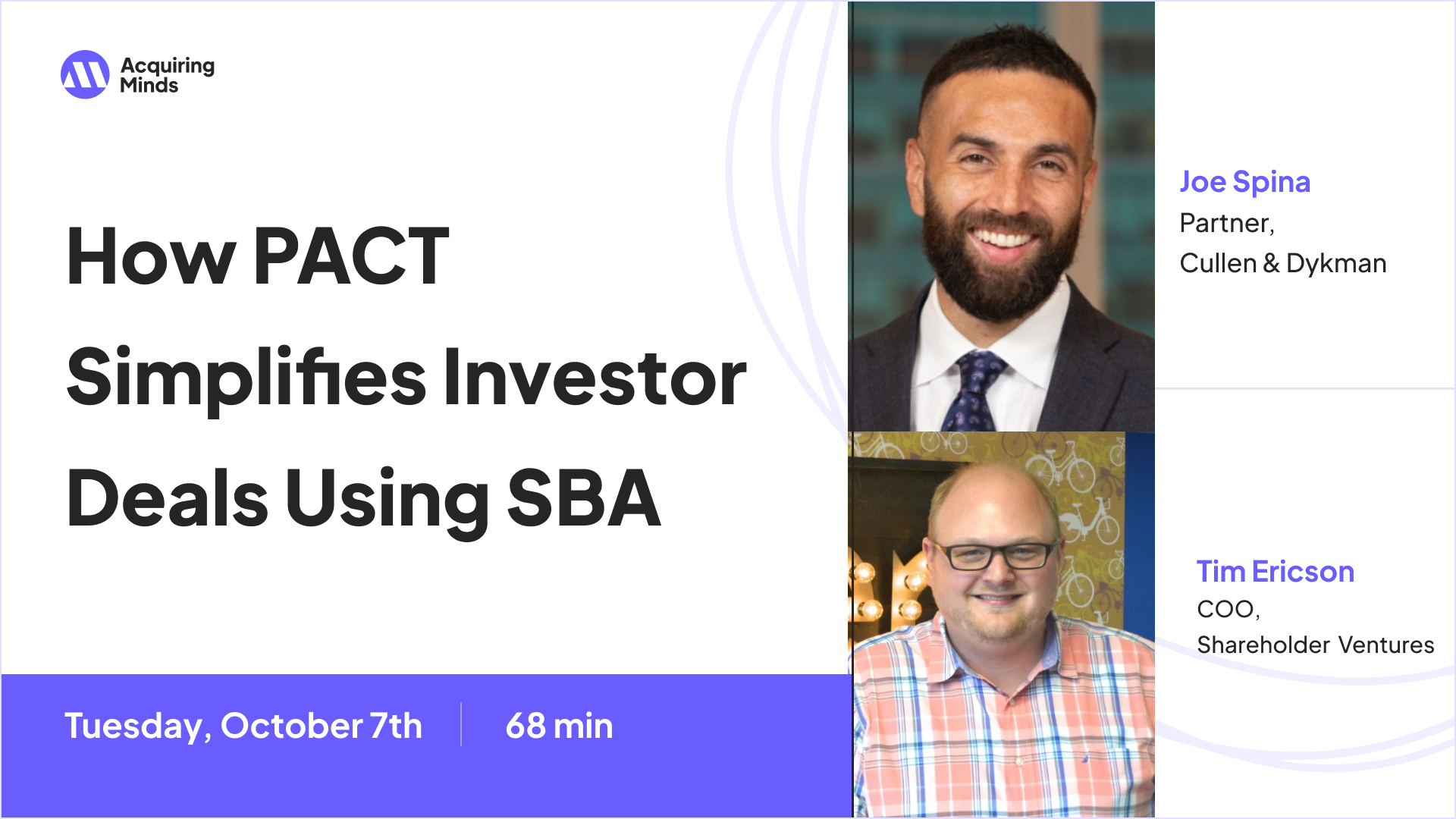 68e567b930e3eeada6cd4119_Video Thumbnail - How PACT Simplifies Investor Deals Using SBA